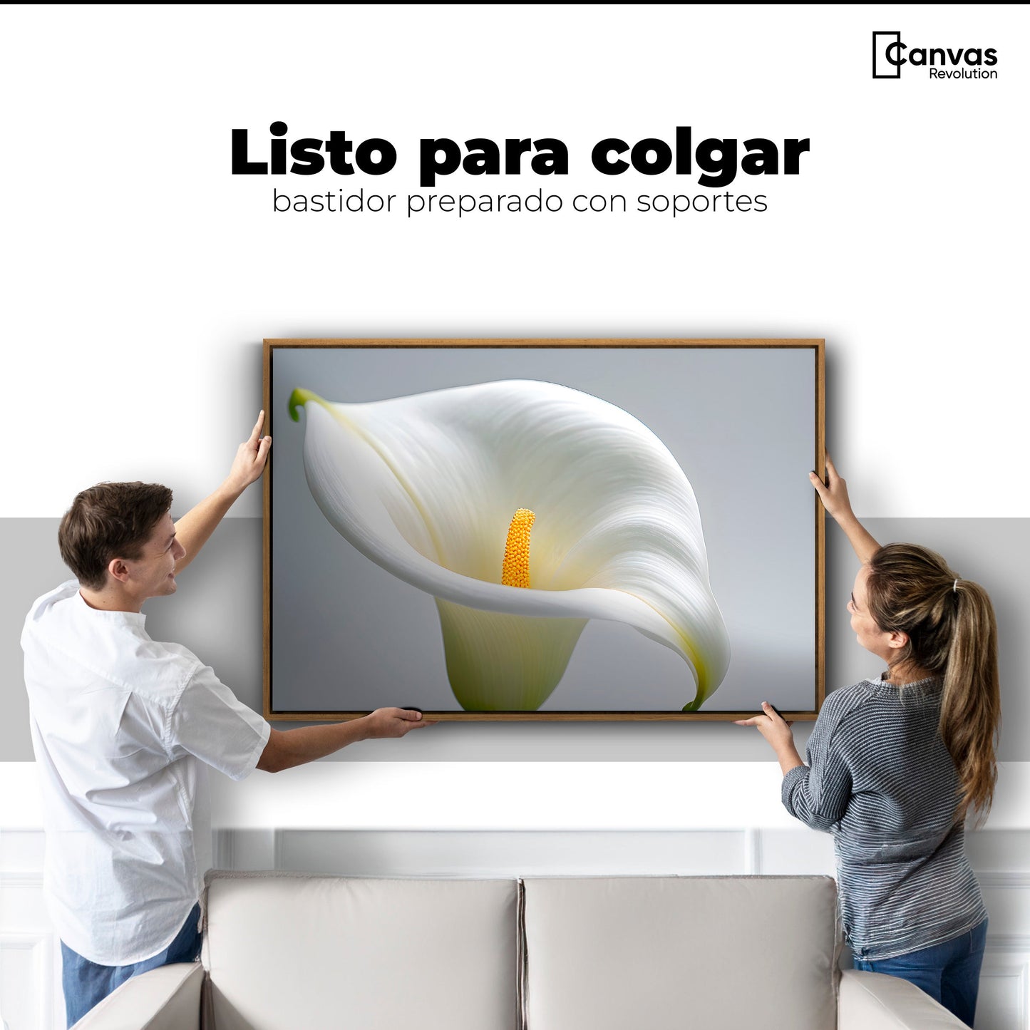 Cuadros Decorativos Canvas Revolution | Cala Brillo Eterno | Colgar