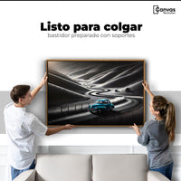 Cuadros Decorativos Canvas Revolution | Carretera Celeste | Colgar