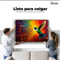 Cuadros Decorativos Canvas Revolution | Colibri Radiante | Colgar