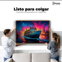 Cuadros Decorativos Canvas Revolution | Crepusculo Acuatico | Colgar