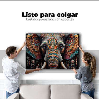 Cuadros Decorativos Canvas Revolution | Elefante Mistico | Colgar