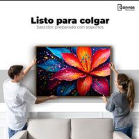 Cuadros Decorativos Canvas Revolution | Flor Aurea Nitida | Colgar