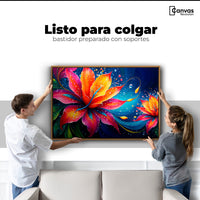 Cuadros Decorativos Canvas Revolution | Flor Aurea Viva | Colgar