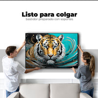 Cuadros Decorativos Canvas Revolution | Fuerza Del Tigre | Colgar