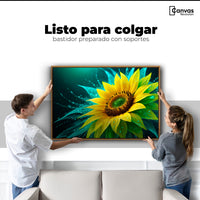 Cuadros Decorativos Canvas Revolution | Fulgor De Girasol | Colgar