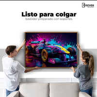 Cuadros Decorativos Canvas Revolution | Furia Multicolor | Colgar
