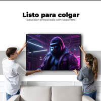 Cuadros Decorativos Canvas Revolution | Gorila Con Chaqueta | Colgar
