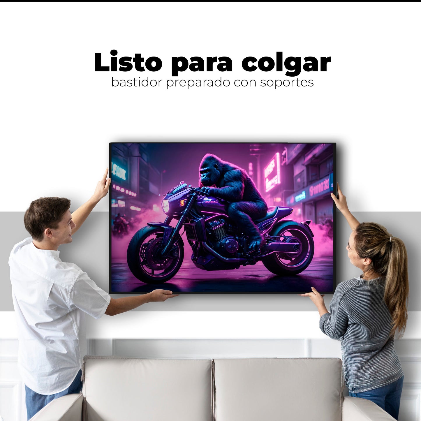 Cuadros Decorativos Canvas Revolution | Gorila Motorizado | Colgar