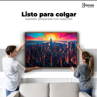 Cuadros Decorativos Canvas Revolution | Horizonte Vibrante | Colgar