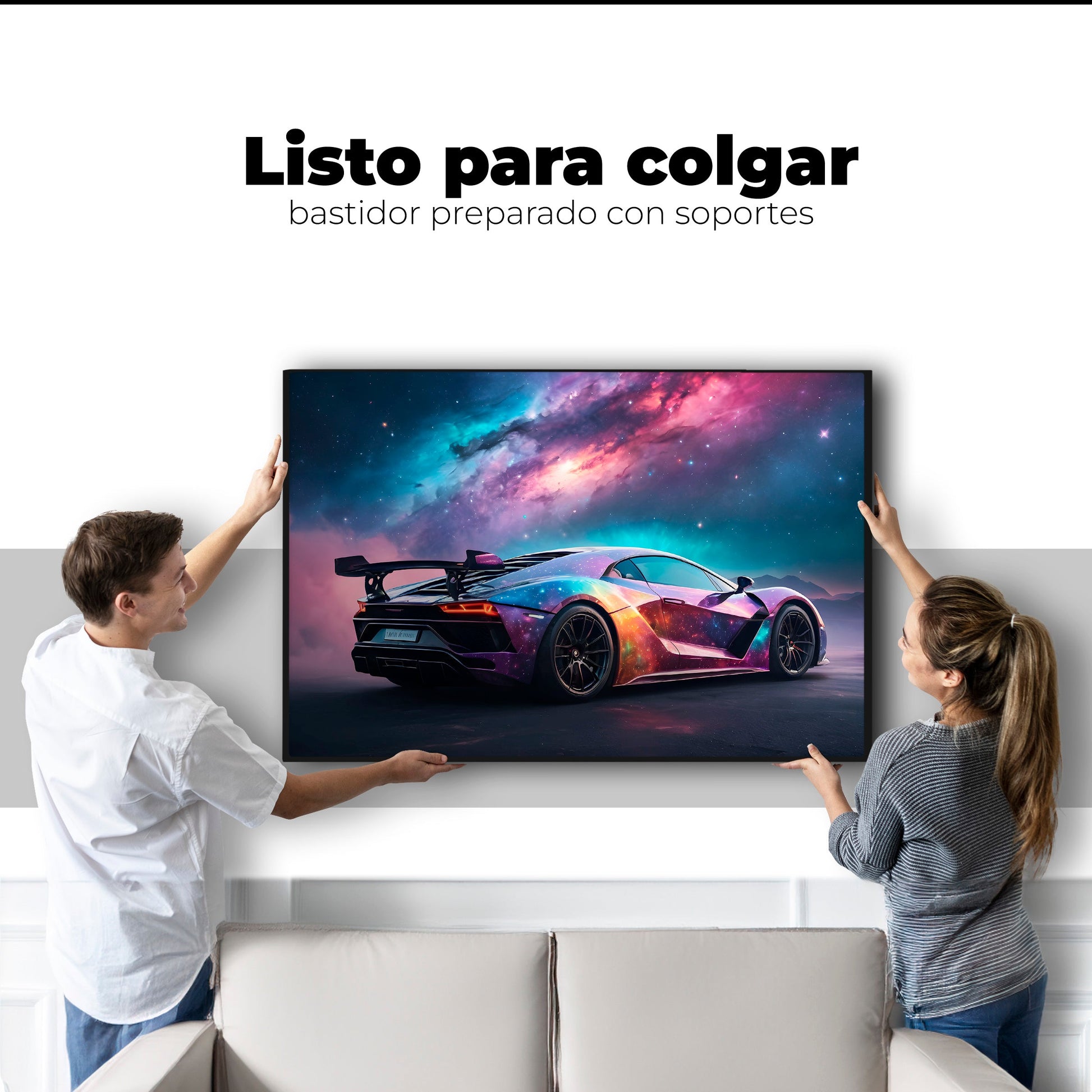 Cuadros Decorativos Canvas Revolution | Lamborghini Cosmico | Colgar