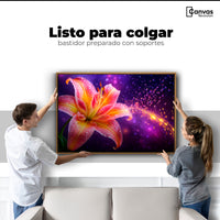 Cuadros Decorativos Canvas Revolution | Lirio Celestial | Colgar