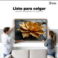 Cuadros Decorativos Canvas Revolution | Loto Oro Mistico | Colgar