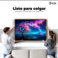 Cuadros Decorativos Canvas Revolution | Mariposa Cosmica | Colgar
