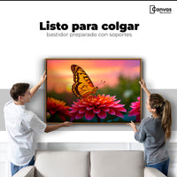 Cuadros Decorativos Canvas Revolution | Mariposa Radiante | Colgar