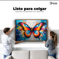 Cuadros Decorativos Canvas Revolution | Mariposa Y Arte | Colgar