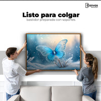 Cuadros Decorativos Canvas Revolution | Mariposa Y Nieve | Colgar
