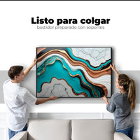Cuadros Decorativos Canvas Revolution | Marmol Acuatico | Colgar
