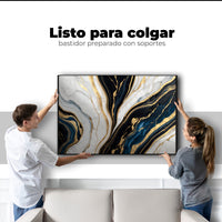 Cuadros Decorativos Canvas Revolution | Marmol Lujoso Oro | Colgar