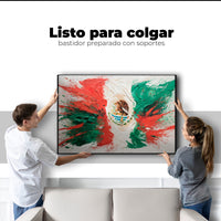 Cuadros Decorativos Canvas Revolution | Mexico Bandera | Colgar