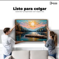 Cuadros Decorativos Canvas Revolution | Muelle Brillante | Colgar