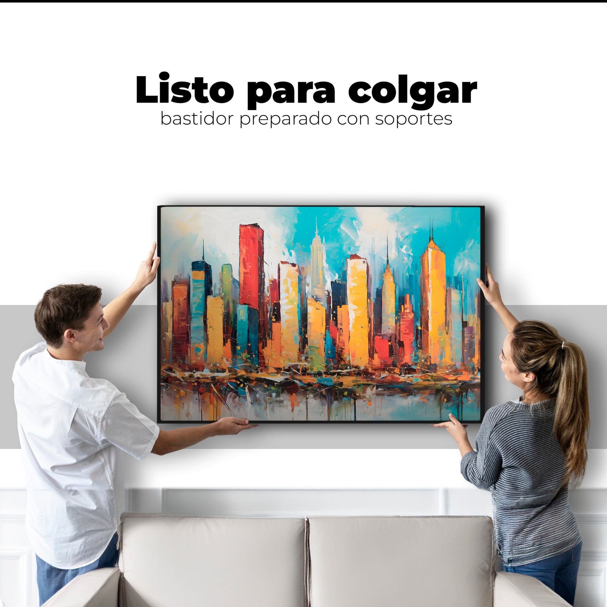 Cuadros Decorativos Canvas Revolution | New York Colors | Colgar