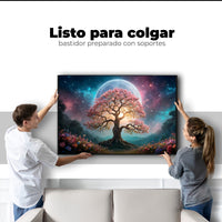 Cuadros Decorativos Canvas Revolution | Nocturno Floral | Colgar