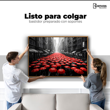 Cuadros Decorativos Canvas Revolution | Paraguas Urbanos | Colgar