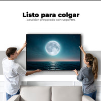 Cuadros Decorativos Canvas Revolution | Reflejos Lunares | Colgar