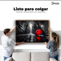 Cuadros Decorativos Canvas Revolution | Rojo Al Viento | Colgar