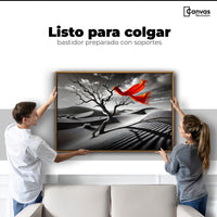 Cuadros Decorativos Canvas Revolution | Rojo Entre Espinas | Colgar