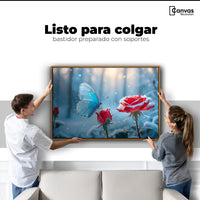 Cuadros Decorativos Canvas Revolution | Rosa Y Fragilidad | Colgar