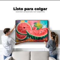 Cuadros Decorativos Canvas Revolution | Sandia Armonia | Colgar