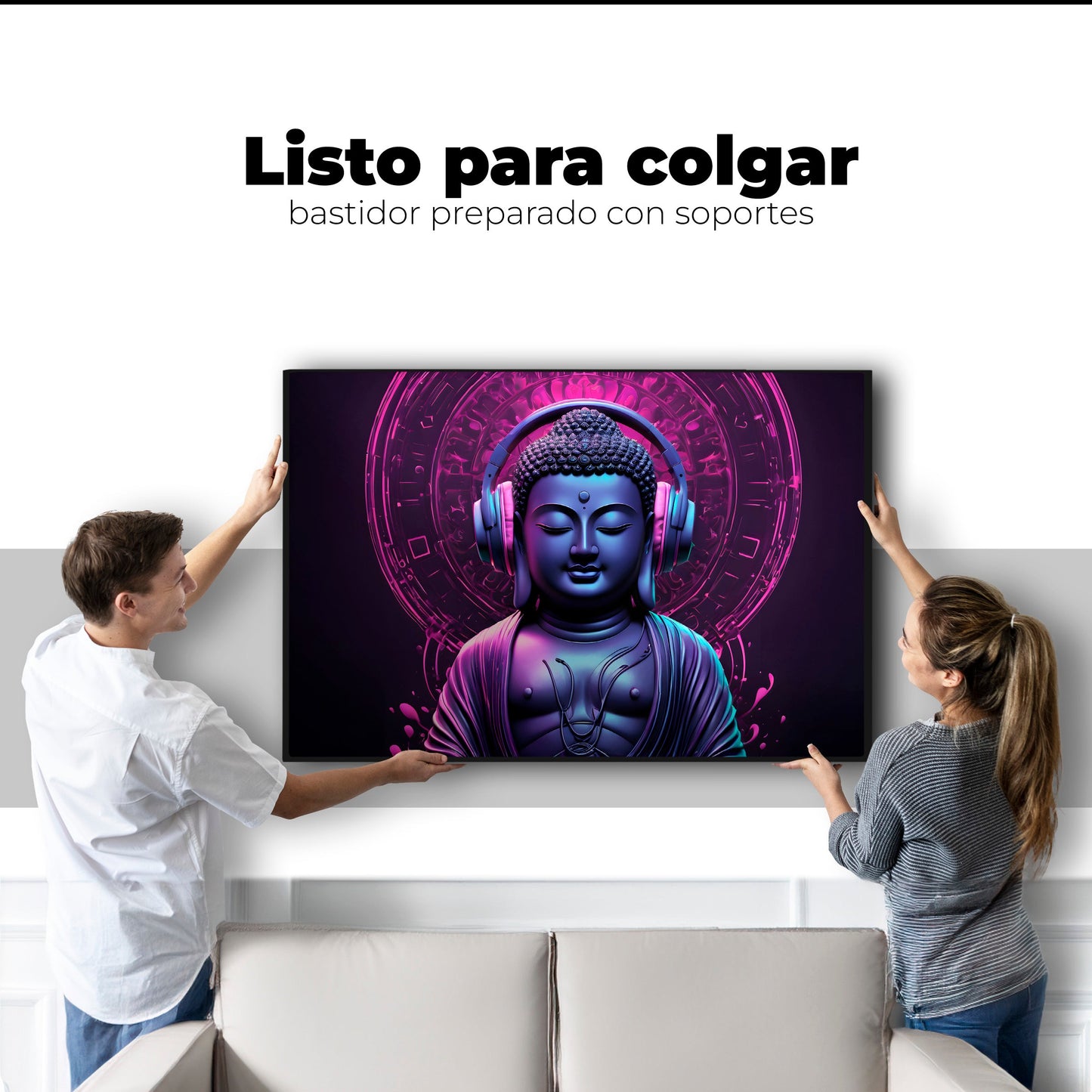 Cuadros Decorativos Canvas Revolution | Sonido Espiritual | Colgar