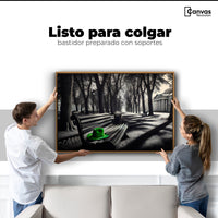 Cuadros Decorativos Canvas Revolution | Verde En Descanso | Colgar