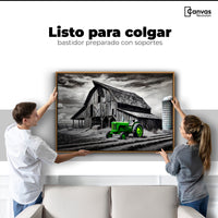 Cuadros Decorativos Canvas Revolution | Verde En La Granja | Colgar