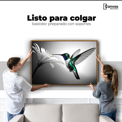 Cuadros Decorativos Canvas Revolution | Verde En Vuelo | Colgar