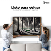 Cuadros Decorativos Canvas Revolution | Verde Y Palabras | Colgar