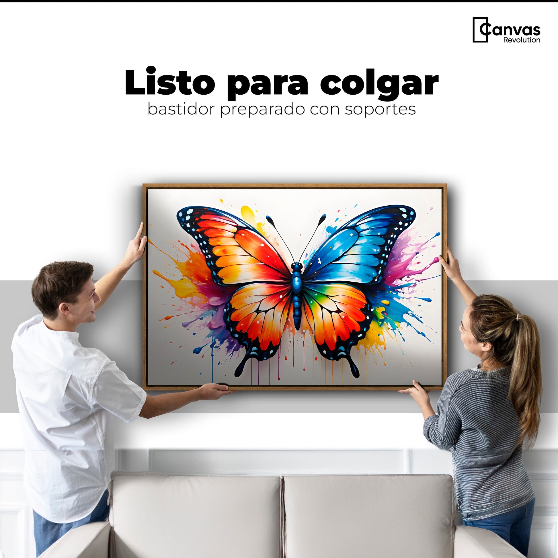 Cuadros Decorativos Canvas Revolution | Vuelo Explosivo | Colgar