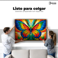 Cuadros Decorativos Canvas Revolution | Vuelo Fragmentado | Colgar
