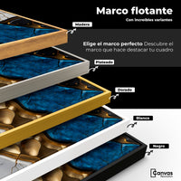 Cuadros Decorativos Canvas Revolution | Abstracto Dorado | ColoresMarco