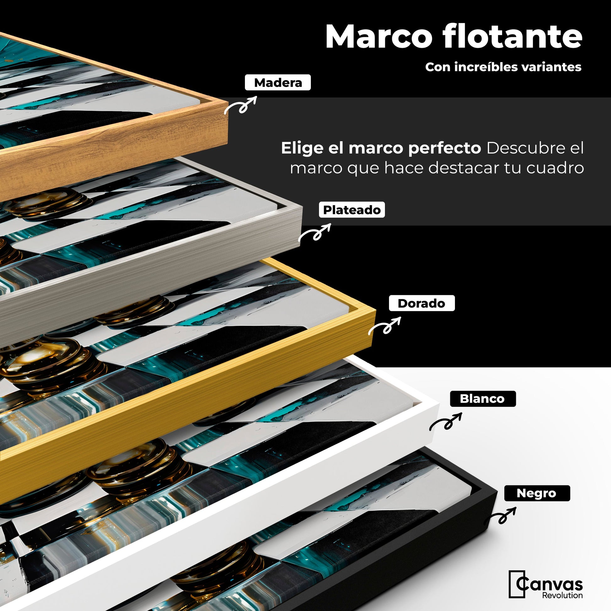 Cuadros Decorativos Canvas Revolution | Ajedrez Y Maestria | ColoresMarco