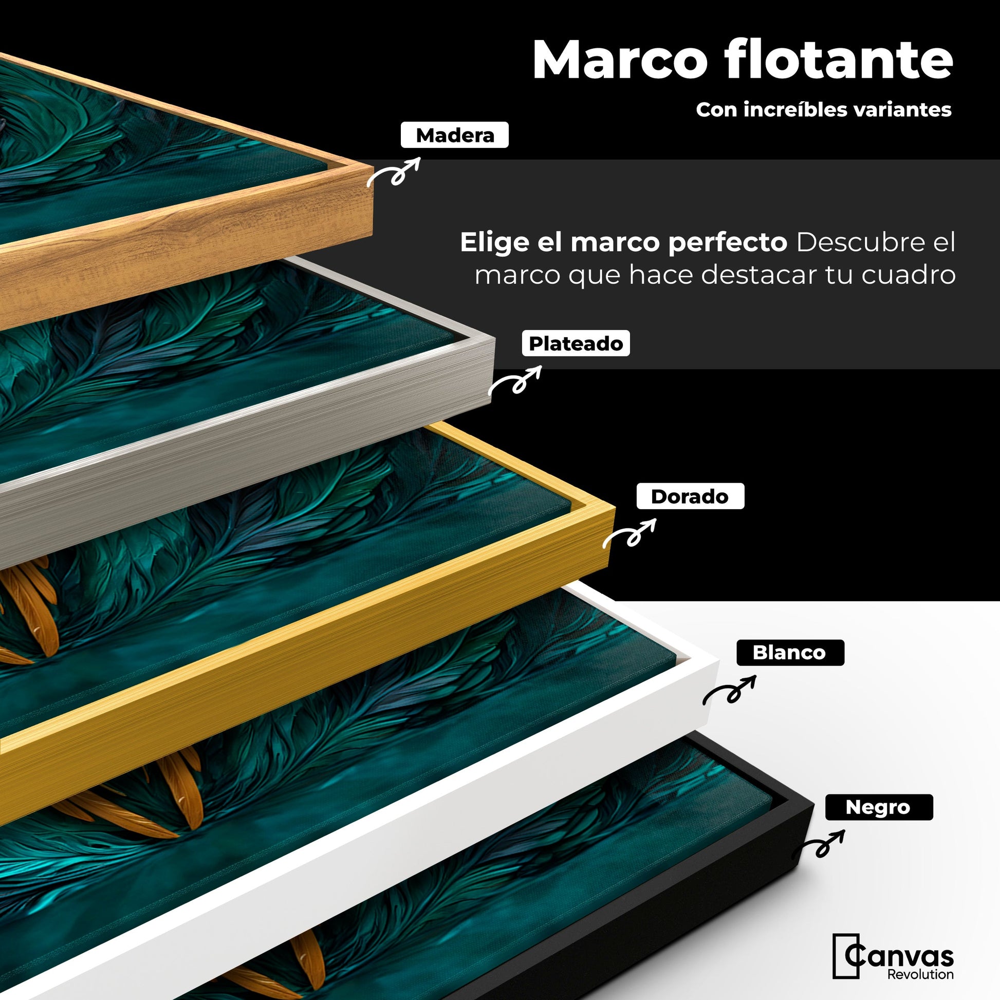 Cuadros Decorativos Canvas Revolution | Alas Angel Libre | ColoresMarco