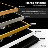 Cuadros Decorativos Canvas Revolution | Alas Oro Negro | ColoresMarco