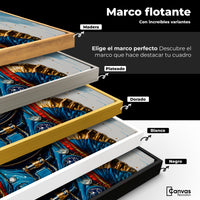 Cuadros Decorativos Canvas Revolution | Astronauta Azul | ColoresMarco