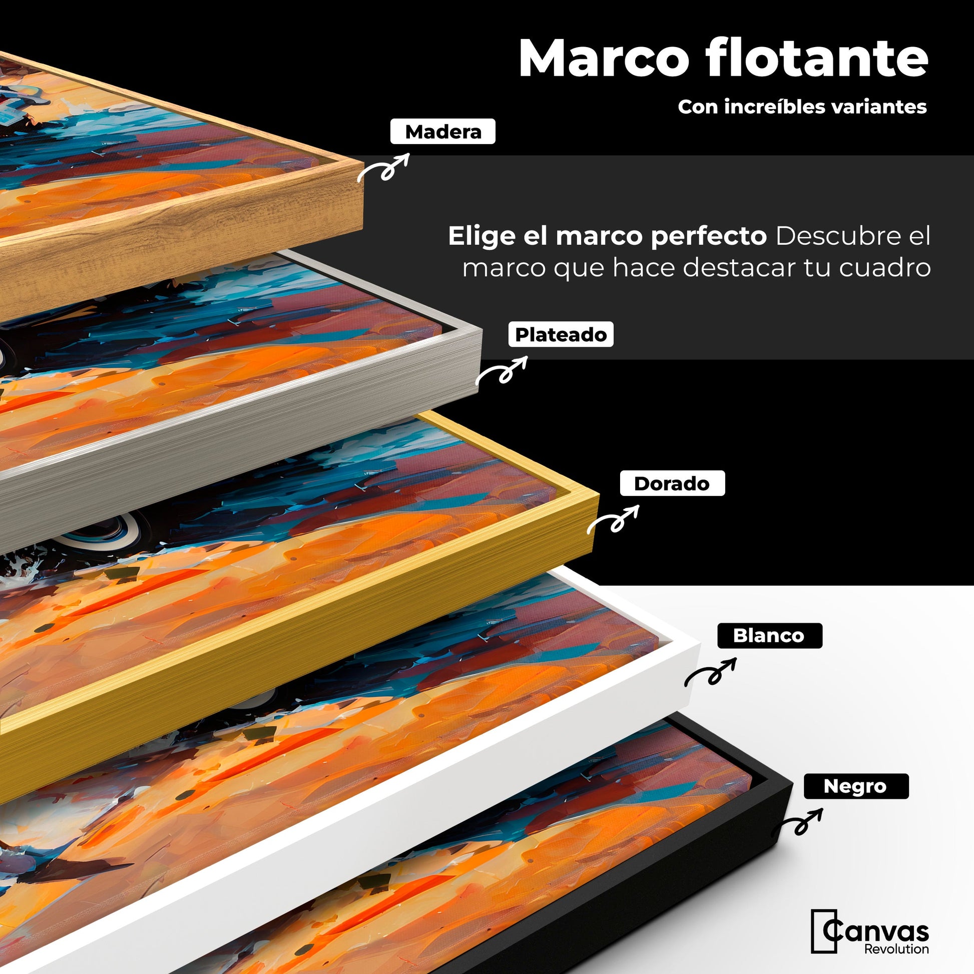 Cuadros Decorativos Canvas Revolution | Atardecer Fiel | ColoresMarco