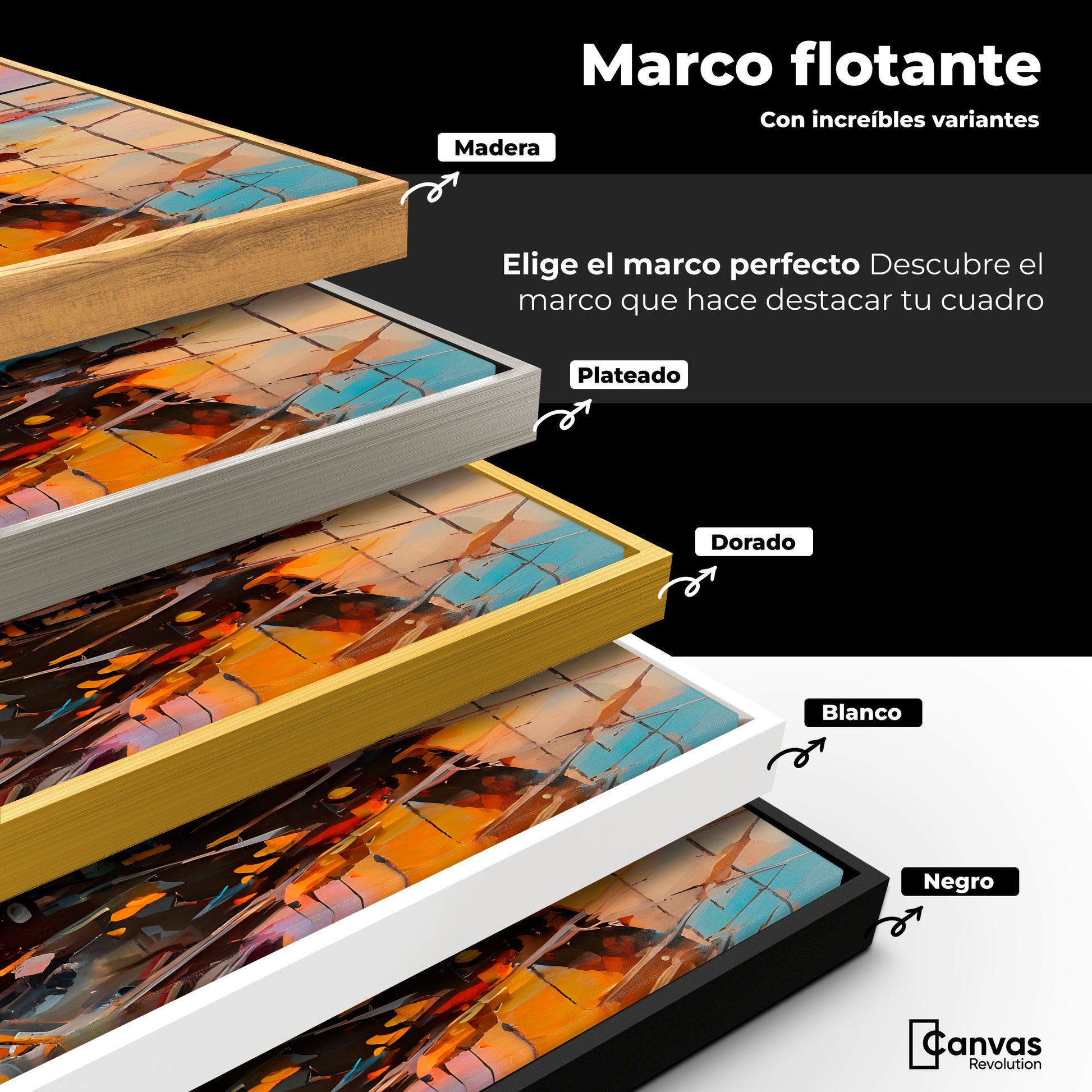 Cuadros Decorativos Canvas Revolution | Base Aerea Ocaso | ColoresMarco