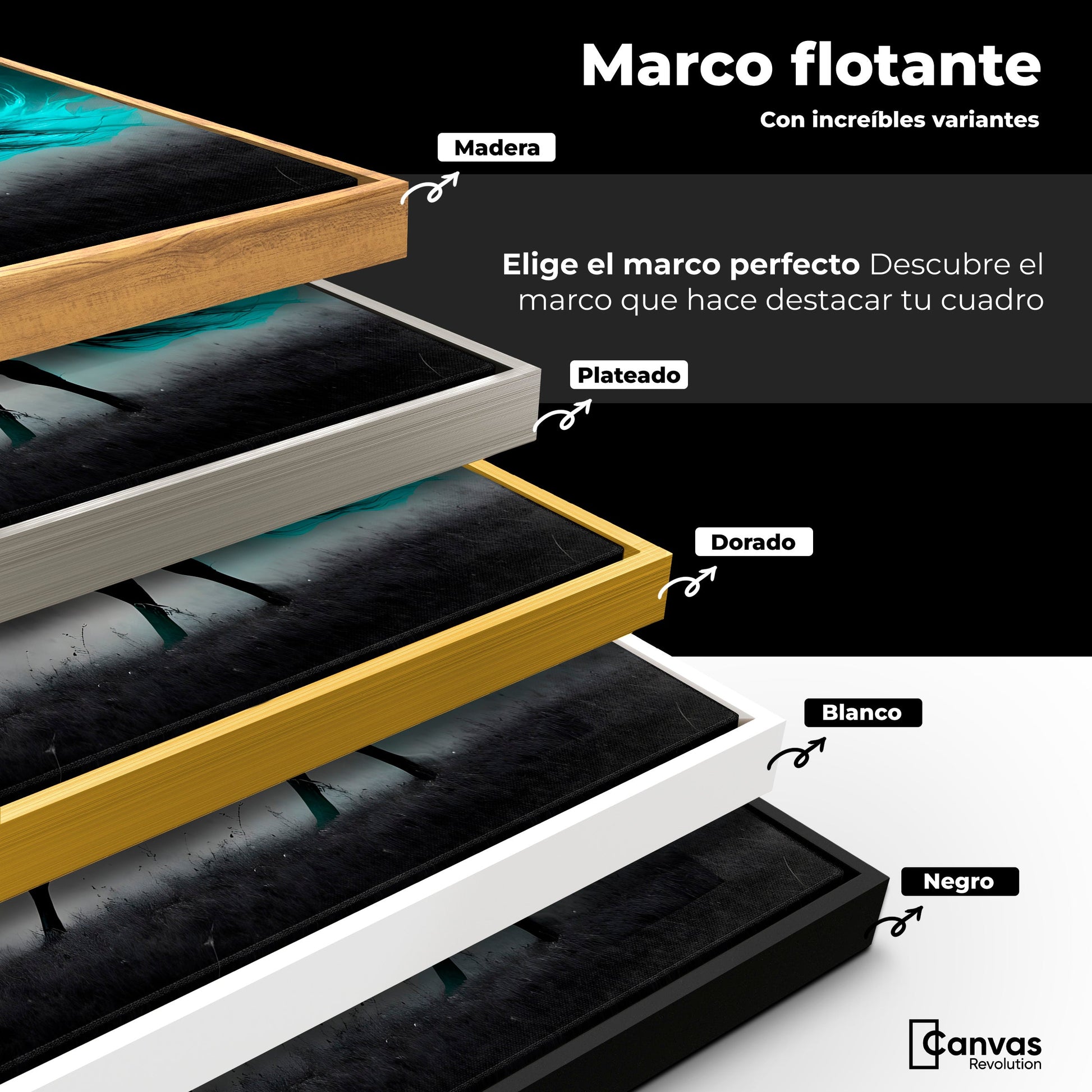Cuadros Decorativos Canvas Revolution | Carrera Luminosa | ColoresMarco