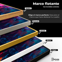 Cuadros Decorativos Canvas Revolution | Coche Abstracto | ColoresMarco