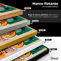 Cuadros Decorativos Canvas Revolution | Colorido Cubismo | ColoresMarco