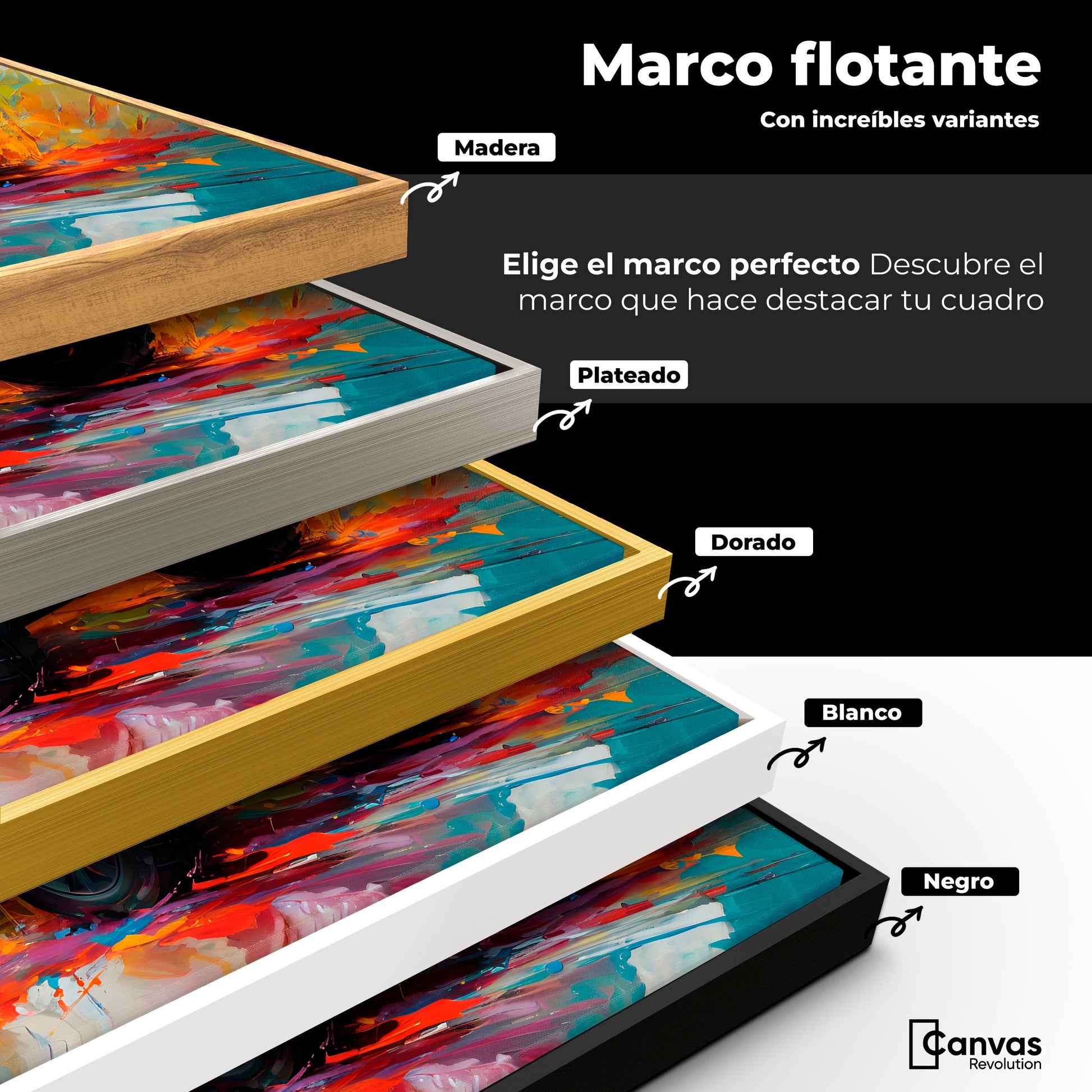 Cuadros Decorativos Canvas Revolution | Cyber Colors Truck | ColoresMarco